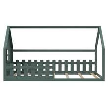Bed Frame Kids House - 90x200cm - 綠色 - 查看 9