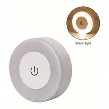 1/3pcs Touch Control Night Light LED Bedside Lamp, 3-Color Adjustable, Wireless Cabinet Light, Dimmable, Rechargeable, Magnetic Portable, Suitable For Hallway, Bedroom, Bathroom, Living Room, Dorm, Wardrobe, Bedside - White - View 16