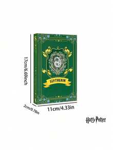 1pc Harry Potter Colorful Vintage Notebook, Hardcover Diary, Four Houses Colorful Animal Pattern, House Merchandise Book Manual, Gift For Teenagers And Adult Fans, Birthday Gift, Graduation Gift, Back To School Gift [Official Licensed] - Multicolor - View 7