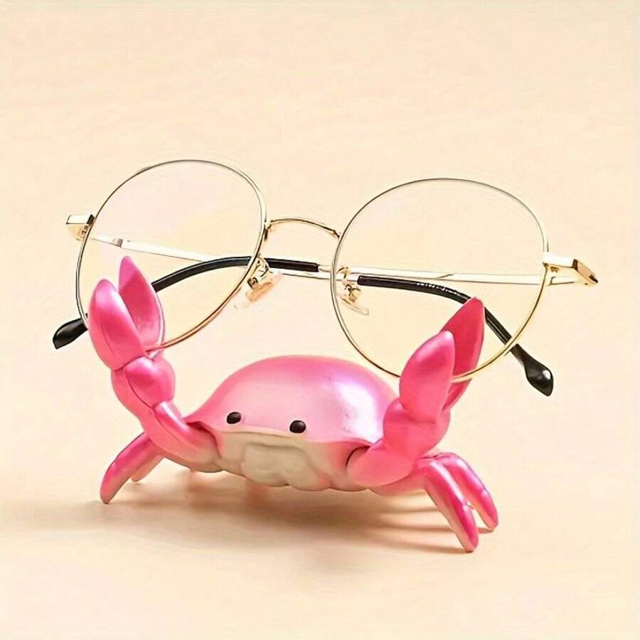 Multifunctional Crab-Shaped Desktop Organizer, Phone Stand, Pen Holder, Jewelry Tray, Cute Office Decor, Home Desktop Accessory, Glasses Holder, Fashionable Space-Saving, Storage Rack, Fun Pen Holder, Office Shelf, School Supplies, Desktop Organizer Rack - Multiple Styles - View 1