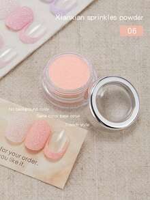 Baoshiman Glitter Fino Sonhador, Pó Decorativo de Glitter Multicolorido Ultra Brilhante, Acessórios Portáteis para Arte de Unhas, Múltiplas Cores Disponíveis, Adequado para Arte de Unhas DIY - Multicolorido - Visão 20