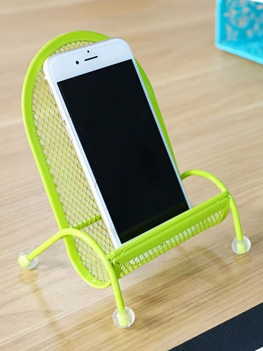 Chair-Shaped Creative Phone Stand, Weighted Non-Slip Stable Base, Cute Slouchy Person Universal Phone Holder, Suitable For Bedside And Desk, All-Season Multi-Function Phone Cradle - Multicolor - View 1