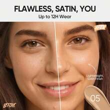 SKINTIFIC Full Coverage Concealer Foundation # 10C Shell | Satin Finish, Oil-Control, Waterproof, Buildable Tattoo Cover-Up, Suitable For All Skin Types - 05 Sand - View 3