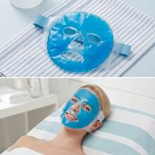Máscara Térmica Facial em Gel Quente/Fria Alívio e Relaxamento Reutilizável - Primicias Qiu - COR ALEATORIA - Visão 9
