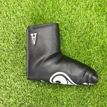 Ace Of Spades Putter Cover, Black & White Poker Embroidery Style, Secure Closure, Thick Padded PU Material, Fits Straight Shaft Putters, Unisex Golf Headcover - Black - View 4