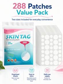 288 pièces Patchs anti-acné, formule douce confortable et respectueuse de la peau, soins naturels anti-acné, patchs hydrocolloïdes imperméables - Patchs anti-acné - Voir 6
