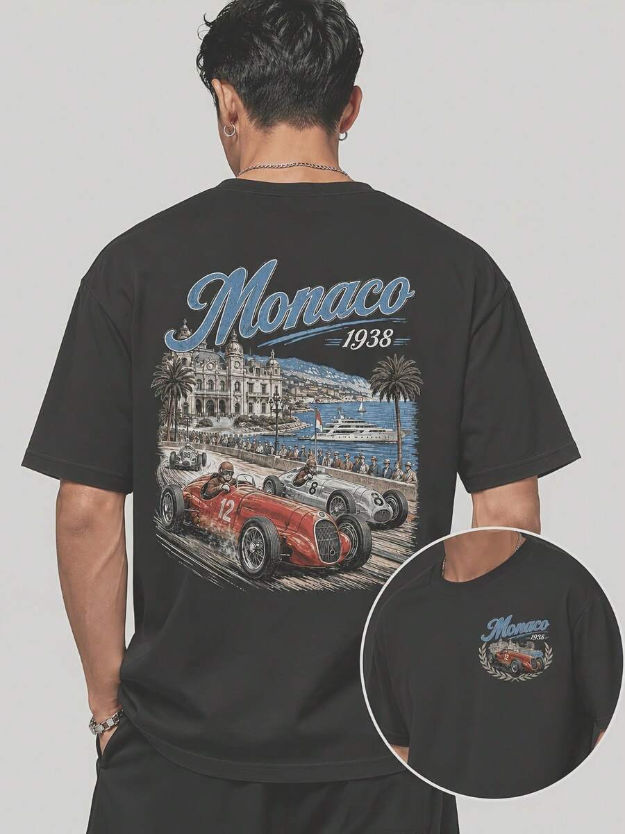 Men Outdoor Tees & Tanks - 黑色 - 查看 1