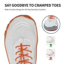 ZIITOP Water Shoes For Women, Wide Toe Box, Barefoot Quick Drying, Suitable For Beach Or Swimming - White - View 5