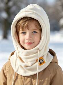 Winter Balaclava Mask Hat For Boy, Girl And Kids, Ear Warmer Neck Gaiter Cycling Face Cover - Multicolor - View 5