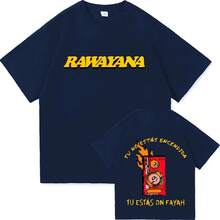 Rawayana Harajuku Graphics Donde Es El After Camiseta Retro de Alta Calidad para Hombres, Camisetas Casuales para Fans, Camiseta de Moda de los 90 - Color 2 - Ver 4