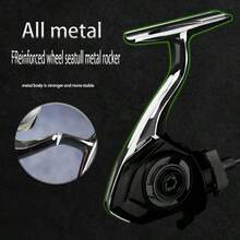 Fashion Colorful Coating Hollow Design Okuma Spinning Reel Full Metal Spool Sealed Bearing Dustproof Waterproof Saltwater Freshwater Universal Fishing Reel - Fishing Reel - View 12