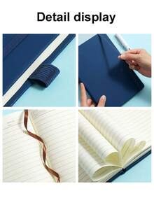 Personalized Customized 2026 New A5 Notebook With Rope, Fashion Office Journal, Minimalist Hardcover Diary, Loose-Leaf Book, Niche Design, Back To School And Graduation Season Gift - Multicolor - View 5