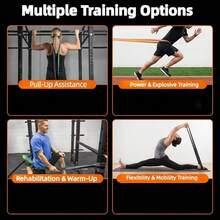 1 buah Resistance Band, Exercise Bands Pull Up Assist Bands - Set Tali Latihan - Tali Mobilitas Powerlifting Bands untuk Pria dan Wanita, Latihan Kebugaran, Latihan di Rumah - beraneka warna - View 12