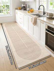 DAJIANG 1 pieza Alfombra de piso de terciopelo grueso antideslizante y cómoda, adecuada para entrada, pasillo, cocina, lavable a máquina, fácil de limpiar, decoración del hogar, decoración de entrada, decoración de baño, alfombra de cocina - Multicolor - Ver 18