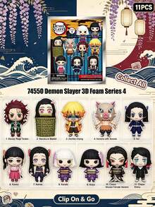 Crunchyroll Merch Officially Licensed Blind Box 3D Figurines Keychain Blind Bag Mystery Anime Figure Keyring Collectible Characters Merchandise - Multicolor - View 2
