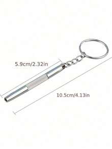 5/10/50pcs Multi-Function 3-In-1 Eyeglass Screwdriver Set, Repair Tool, Portable Mini Screwdriver, Men's Tool - Silver - View 6