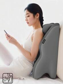 1pc Adjustable Wedge Pillow, Ergonomic Backrest Cushion Designed For Using Phone And Gaming In Bed, Suitable For Different Postures And Scenarios, Provides Snug Support For Lying Flat Sleep, Multi-Functional Backrest - Multifunctional Cushion - View 6