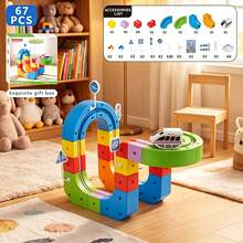 Levitating Magic Track Train, 3D Transformable Track Car, Includes 67pcs, 83pcs, 121pcs, Educational Track Car For Kids, Parent-Child Interactive Educational Toy Car,STEM Toy,Suitable For Birthday Gifts,Hallowee Gifts,Thanksgiving Gifts,Holiday Gifts - Multicolor - View 8