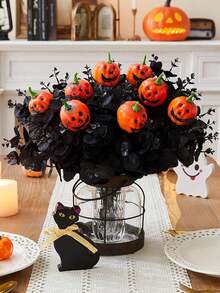 30pcs Halloween Decoration Branches Set - Black Branches And Pumpkin Lantern Branches, Suitable For Halloween Party Decoration, Horror Center Decoration, Home Decor, Room Decor, Bedroom Living Room Tabletop Decoration - Multicolor - View 7
