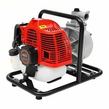 Gasoline Engine Water Pump 2-Stroke Engine Water Pump 43CC Water Transfer Pump  1.25KW/1.7hp - Red and Black - View 7