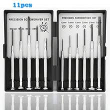 11pcs Precision Screwdriver Set, Multi-Specification Flat And Head Screwdrivers, Watch And Digital Device Disassembly Repair Small Screwdriver Tool Box - Screwdriver - View 12