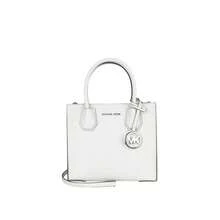 Michael Kors Mercer 素色女款單肩斜挎手提包 35F3SM9M2L OPTIC WHITE - 白色35F3SM9M2L OPTIC WHITE - 查看 1
