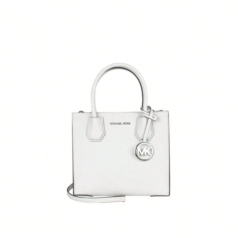 Michael Kors Mercer 素色女款單肩斜挎手提包 35F3SM9M2L OPTIC WHITE - 白色35F3SM9M2L OPTIC WHITE - 查看 1