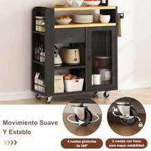 Multipurpose Carts & Push Cabinets - 白色的 - 查看 4