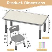 Kids Desk Chairs - Grey - View 5