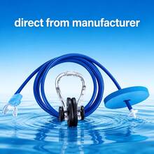 Soft Comfortable Swimming Nose Clip With Breathing Tube, Leak-Proof, Durable, Reusable Underwater Nose Clip For Adult Beginner Swim Training, Freediving And Snorkeling - Multicolor - View 4