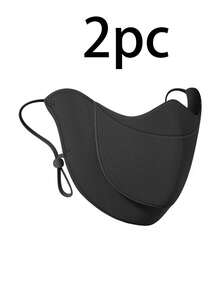 Adecuado para beber agua. Máscara facial de protección solar de verano, a prueba de viento y cálida, con diseño divisor adecuado para hombres y mujeres. Talla adulta talla grande gruesa. Máscara con fuerte protección solar y función de sombreado. Adecuado para ciclismo y senderismo al aire libre. Artículos esenciales de protección solar en verano - Multicolor - Ver 19