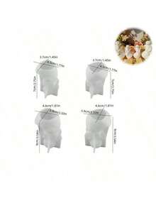 4pcs DIY Resin Mold Set Heart Star Angel Cement Plaster Mold Little Fairy Little Angel Heart Star Cement Aromatherapy Candle Decorative Ornament Silicone Mold - Silicone Mold Kit - View 11