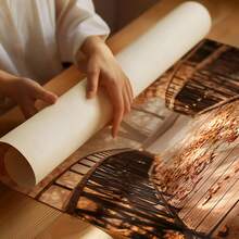 3 piezas de arte de pared en lienzo de tonos cálidos y neutros de otoño, impresiones de paisaje otoñal con café de París, puente de madera, corazón y hoja de arce, decoración acogedora estilo cottagecore para sala de estar, dormitorio, cocina, dormitorio universitario, pasillo, decoración vintage de otoño para el hogar, pósteres, sin marco - 840 - Ver 10