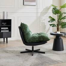 Sillón Relajador Giratorio - Ajuste de 3 Niveles (95°/110°/125°) - Negro - Ver 11