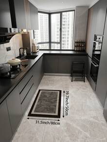 多色矽藻土吸水廚房地墊，適用於廚房、客廳地毯、防滑浴室地墊、洗衣房、臥室、室內/室外、辦公室、門墊、區域地毯、節日裝飾、走廊地毯、書房與遊戲區 - 彩色 - 查看 15