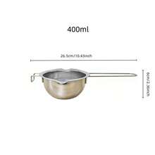 Candle Making Pouring Pot With Heat-Resistant Handle, Wax Melting Pot, DIY Handmade Soap Making For Beginners, 400/600/1200ml - Stainless Steel - View 13