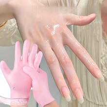 1 Set Moisturizing Foot Mask & Hand Mask, Convenient Multi-Functional Anti-Crack Foot Socks & Hand Gloves, Upgraded Silicone Foot Socks With Non-Slip Particles On Bottom, All-Day Moisturizing Foot Care, Easy To Clean, Suitable For Dry And Cracked Feet, Silicone Moisturizing - Multicolor - View 9