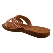 Nomadas Elegant Comfortable Versatile Flat Sandals - Rose Gold - View 4