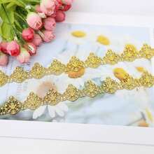 1 Yard 2.5 Cm Width Garment Decoration Excipients Tassels For Crafts Clothing Decoration Tassel Fringe Trim Clothes Accessories Decorative Trimmings Sewing Lace Diy Beaded Arts - Multicolor - View 5
