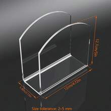 1/2/4pcs Clear Acrylic Napkin Tissue Holder For Table,Tissue Paper Cocktail Napkin Holder For Desktop, Dinner Napkin Dispenser For Bar, Restaurant - Multicolor - View 2
