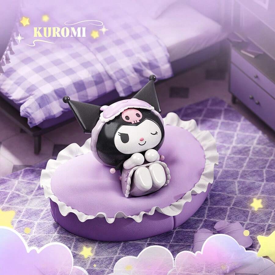 Miniso Characters Cozy Sofa Ornament, Multi IP Styles Including , Cushion Base Mini Figure For Bedroom Tabletop Decor (1 PC) - Multicolor - View 1
