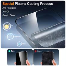 CASECOPS 5Pcs High Definition Transparent Screen Protector, Made Of High-Definition Tempered Glass, Impact-Resistant And Scratch-Resistant, Easy To Install, Perfect Fit, Eye-Protection High-Definition Protection. Compatible With IPhone 18 Pro Max/18 Pro/ 17 Pro Max/17 Air/17 E/16 Pro Max/16 Pro/16 Plus/16 E/16/15/14/13/12/11. Also Compatible With Various Phone Cases, Suitable For Daily Use - 5Pcs - View 3