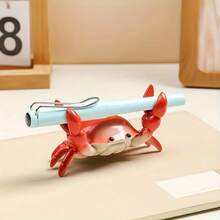 Multifunctional Crab-Shaped Desktop Organizer, Phone Stand, Pen Holder, Jewelry Tray, Cute Office Decor, Home Desktop Accessory, Glasses Holder, Fashionable Space-Saving, Storage Rack, Fun Pen Holder, Office Shelf, School Supplies, Desktop Organizer Rack - Multiple Styles - View 2
