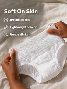 5/10/30pcs,Period Panties,Lightweight And Breathable,Quick Absorption,Super Absorbent,3D Stereoscopic Protection,Leak-Proof And Breathable,Odor Elimination,Random Pattern,Suitable For Summer Travel,Menstruation,Postpartum,Travel. - Menstrual Pants - View 2