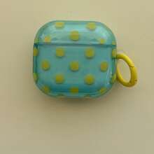 Korean Style Ins Polka Dot Earphone Case Compatible With AirPods 4 Cute Earphone Cover Apple 2nd Gen 3rd Gen New Protective Case Pendant Pro 3 Korean Style Earphone Case Pro 2 Women's Earphone Case Protective Cover With Hanging Ring Spring Summer Earphone Case Birthday Gift Holiday Gift - Mixed Colors - View 10
