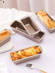 1/2pcs Large/Medium/Small Pound Cake Mold, Non-Stick Loaf Pan, Rectangular Bread Mold, Baking Tool For Home Use - Multiple Styles and Colors - View 3