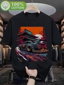 Men Polo Shirts - 黑色 - 查看 1