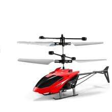 Helicóptero con sensor de control remoto para niños con función de levitación, adecuado para uso en interiores y exteriores, un regalo de cumpleaños para niños y niñas, juguete eléctrico. - amarillo con rc - Ver 5
