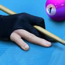 Billiards Gloves Yo Yo Gloves 3 Fingers Billiard Gloves Slip Resistant Yo Yo Gloves For Left And Right Hand - Black - View 6