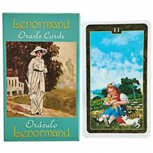 Lenormand Oracle Cards Vintage Classic Lenormand Tarot Deck Divination Fortune Telling Cards - Baby Blue - View 2